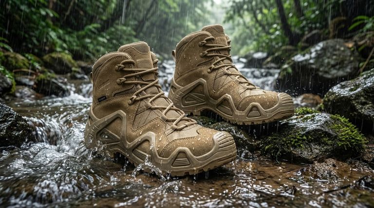 軍用迷彩ブーツは防水ですか?足を濡らさないブーツの選び方