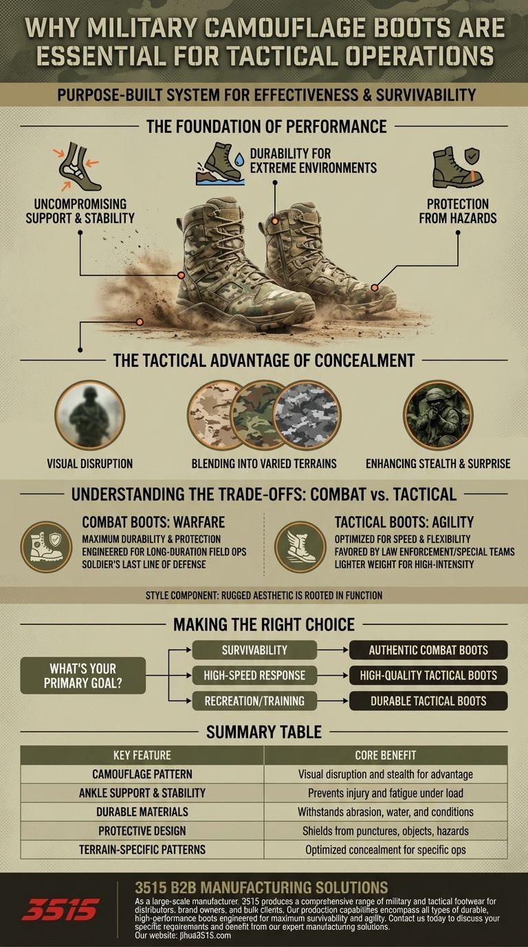 Почему военные камуфляжные ботинки необходимы для тактических операций? Раскройте пиковую производительность и выживаемость Визуальное руководство