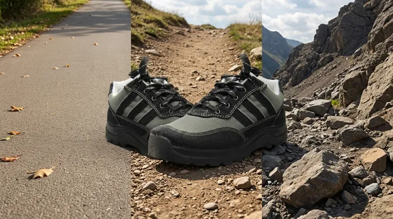 What should walkers consider when choosing shoes for different terrains? Match Your Shoe to the Ground for Safety & Comfort