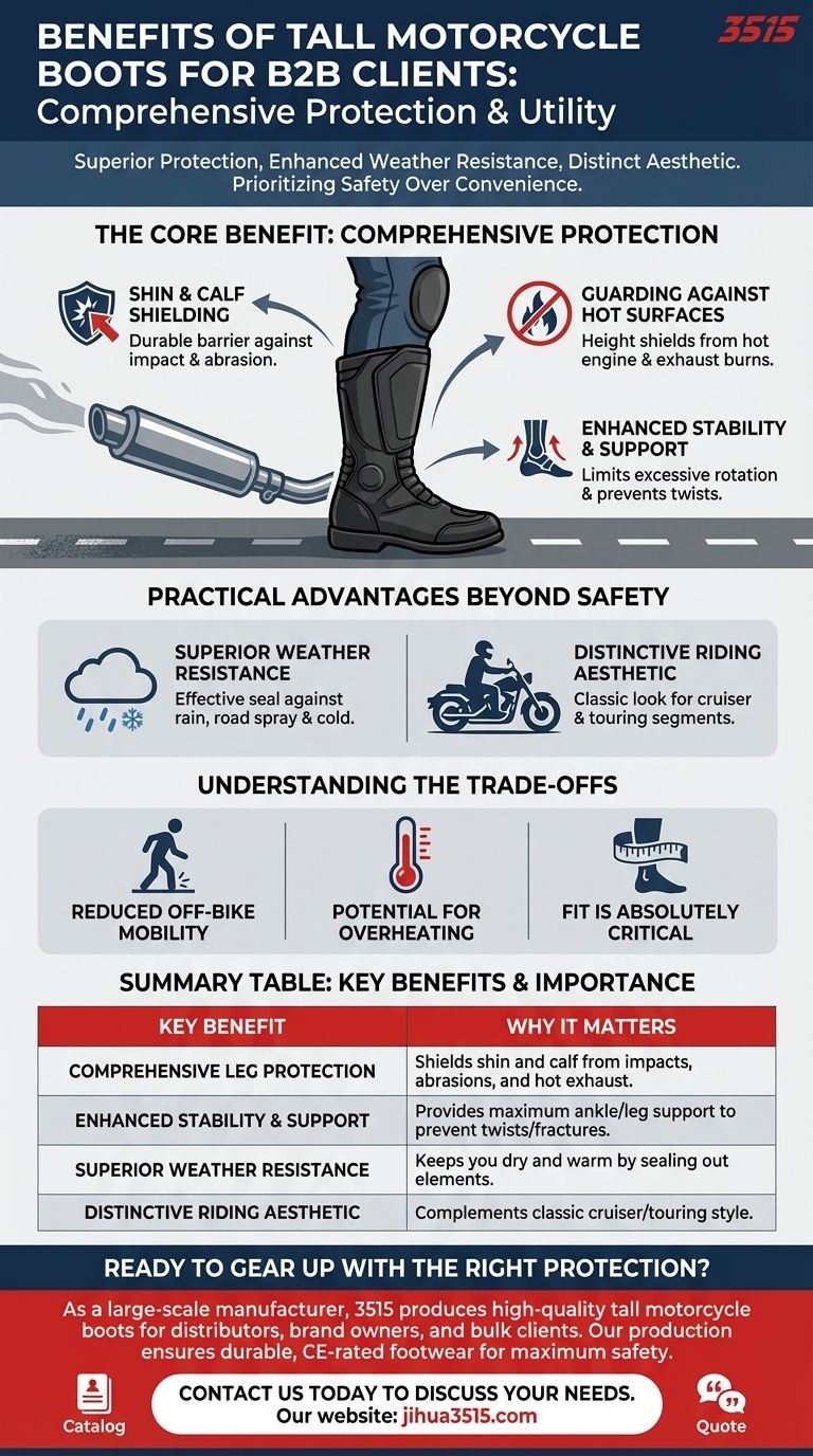 Quais são os benefícios das botas de motociclismo altas? Maximize sua segurança e estilo de pilotagem Guia Visual