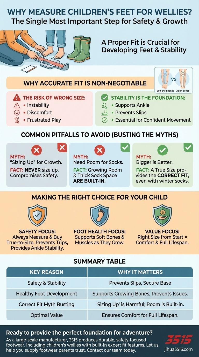 Warum ist es wichtig, die Füße von Kindern vor dem Kauf von Gummistiefeln zu messen? Sicherheit und gesundes Wachstum gewährleisten Visuelle Anleitung