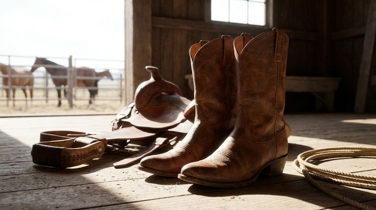What are the key characteristics of cowboy boots in terms of design and origin? Discover the Anatomy of a Classic