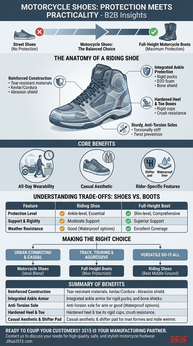 Quelles sont les chaussures de moto et leurs avantages ? Des chaussures essentielles pour le motard moderne Guide Visuel