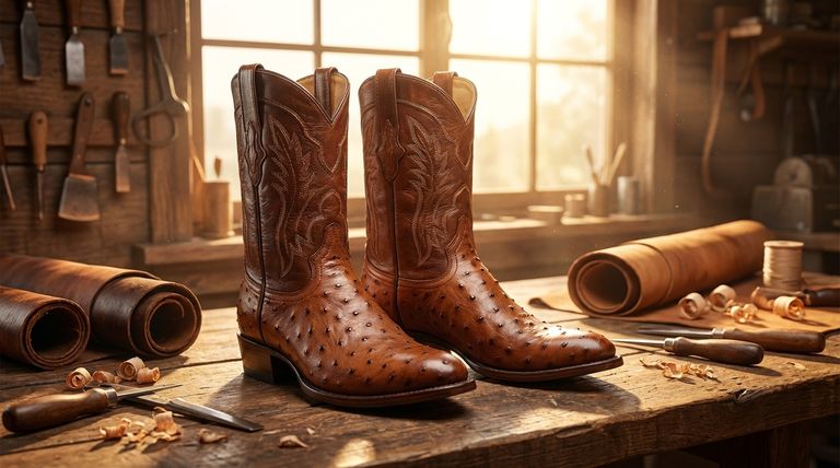 Quels sont les avantages du cuir d'autruche dans les bottes de cowboy ? Confort inégalé et style durable