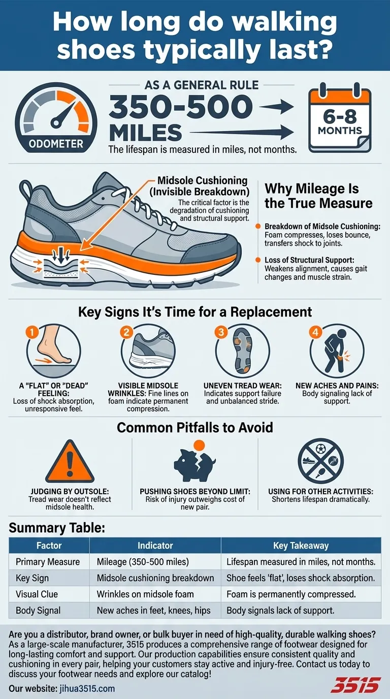 How long do walking shoes typically last? Maximize Comfort and Prevent Injury Visual Guide