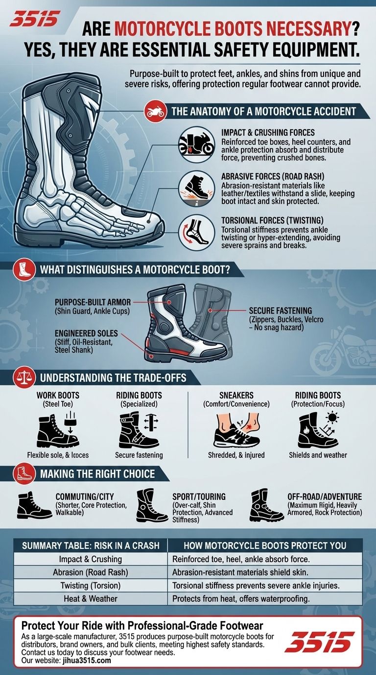 Les bottes de moto sont-elles nécessaires pour la conduite ? La protection essentielle dont vos pieds ont besoin Guide Visuel