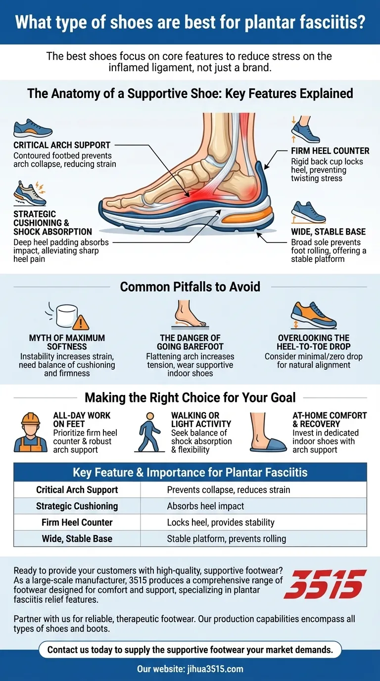 Quel type de chaussures est le meilleur pour la fasciite plantaire ? Trouvez des chaussures de soutien pour soulager la douleur Guide Visuel