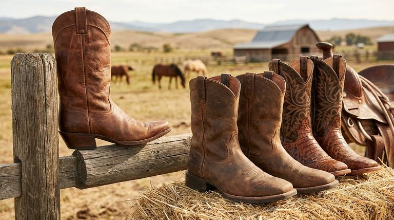 Was sind die Hauptmerkmale von Westernstiefeln? Entdecken Sie das Design, das Form und Funktion vereint