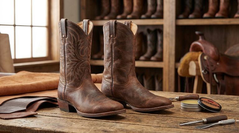 서부 부츠 가이드에는 어떤 주제가 포함되어 있나요? 스타일, 핏 및 관리 필수 핸드북