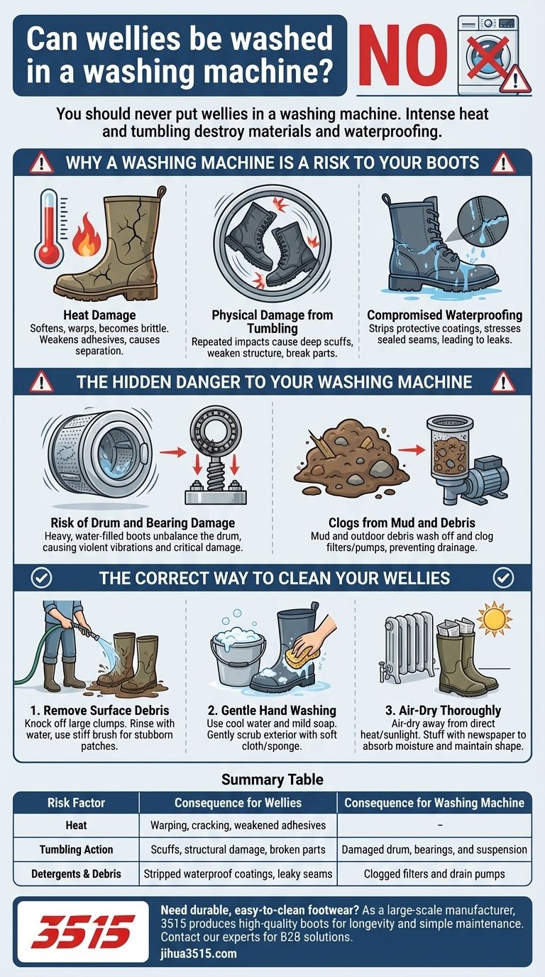 Les bottes en caoutchouc peuvent-elles être lavées en machine à laver ? Évitez les dommages coûteux aux bottes et à la machine Guide Visuel