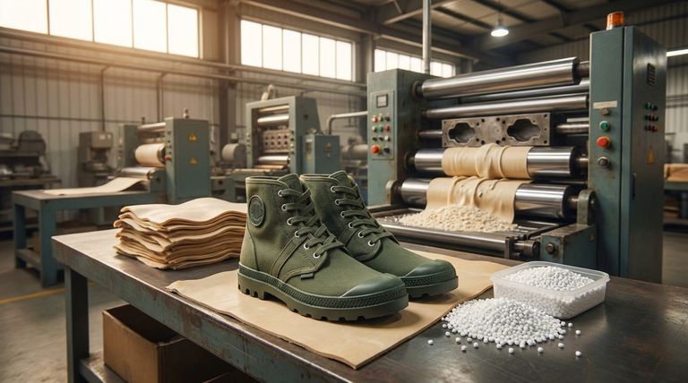 Le PVC et le caoutchouc naturel peuvent-ils être combinés dans la fabrication de bottes ? Oui, en tant que compromis dicté par le coût.