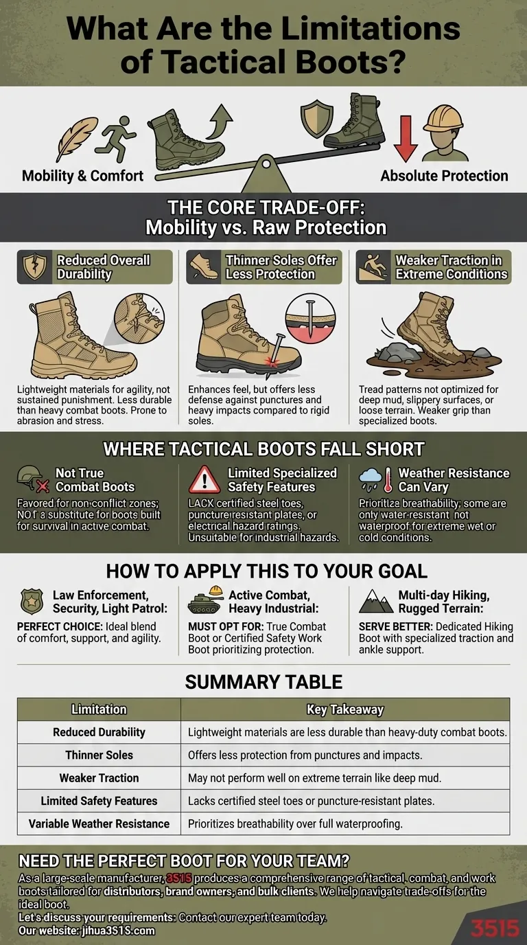 ما هي قيود الأحذية التكتيكية؟ فهم المقايضات للحصول على أداء أفضل دليل مرئي