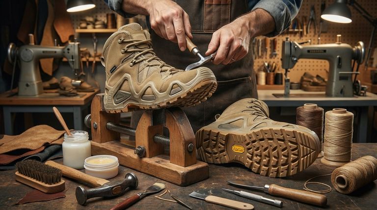 Können Stiefel aus synthetischem Material wie dem Crispi Idaho neu besohlt werden? Ja, und hier erfahren Sie, wie Sie ihre Lebensdauer verlängern können.