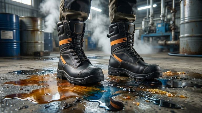 Comment les bottes Wellington protègent-elles contre les dangers tels que les graisses, les solvants et les huiles ? Conçues pour une résistance chimique ultime