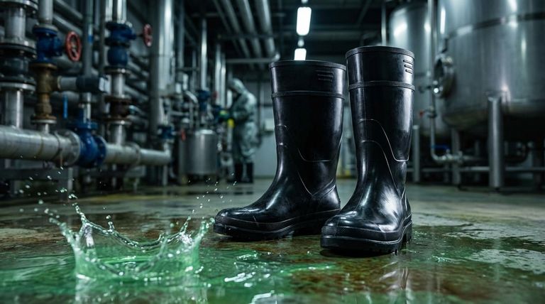 危険な環境でゴム長靴が有益なのはなぜですか?比類なき保護と簡単な除染