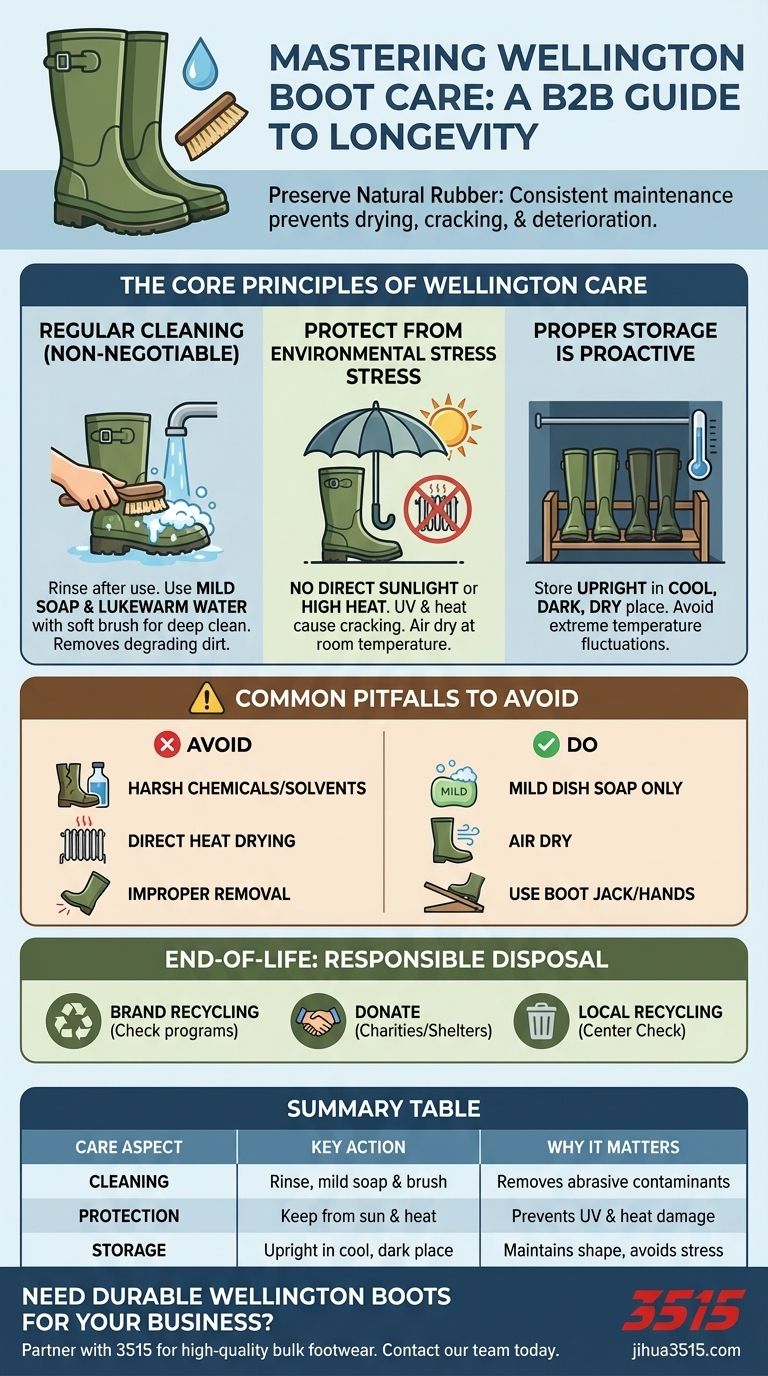 Como devo cuidar das minhas galochas? Prolongue a sua vida útil com cuidados simples Guia Visual