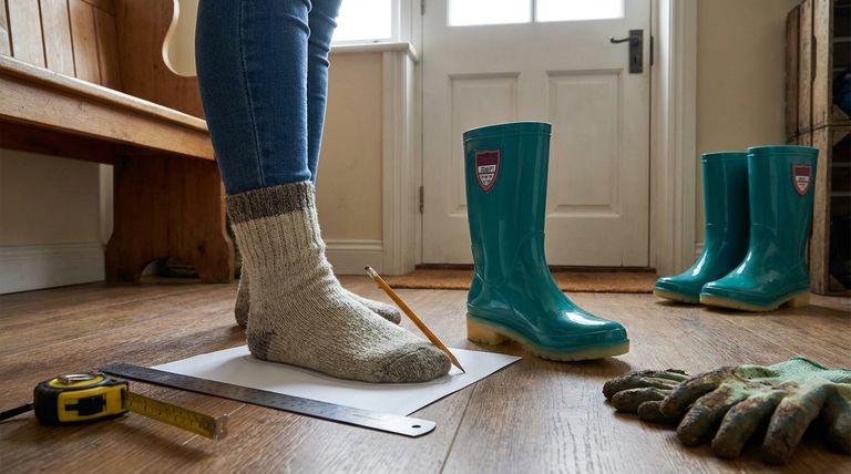 كيف أقيس قدمي لأحذية ويلينغتون؟ احصل على المقاس المثالي للعمل والاستخدام الخارجي
