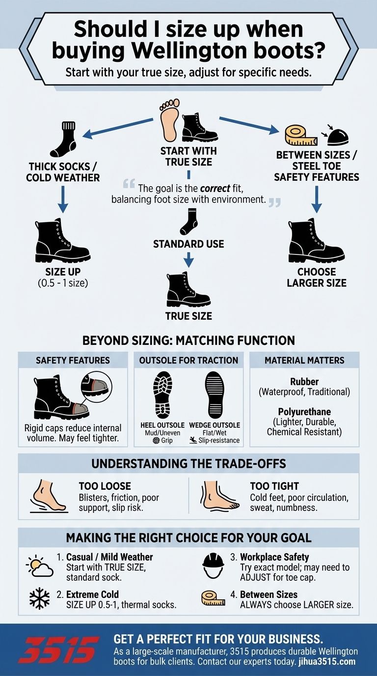Sollte ich bei Gummistiefeln eine Nummer größer wählen? Die perfekte Passform für Komfort & Sicherheit Visuelle Anleitung