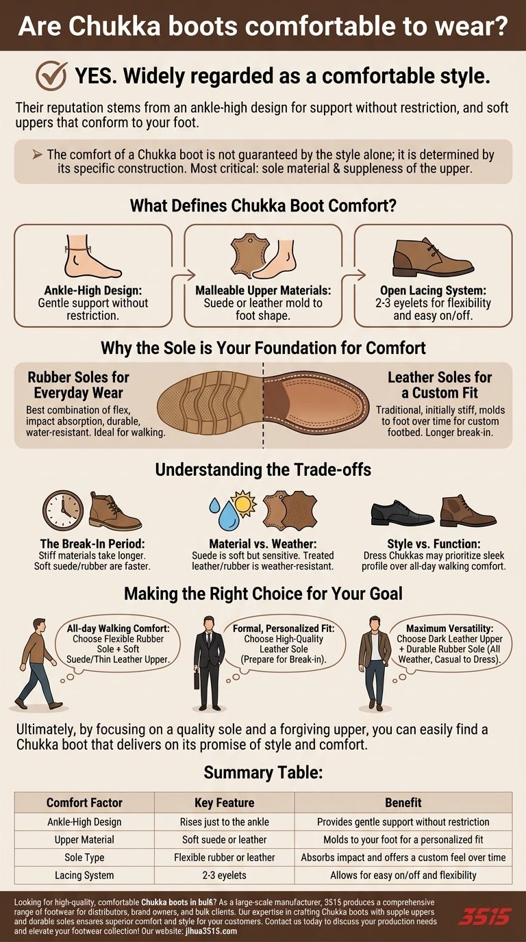 ¿Son cómodas las botas Chukka? Descubre los secretos para la comodidad durante todo el día Guía Visual