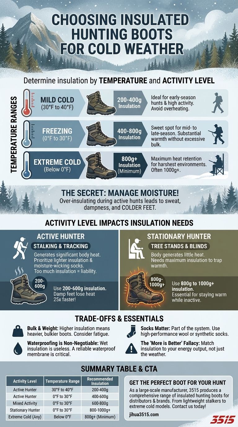 ما مدى العزل الذي يجب أن تتمتع به أحذية الصيد للطقس البارد؟ طابق العزل مع رحلتك للحصول على أقدام دافئة وجافة دليل مرئي