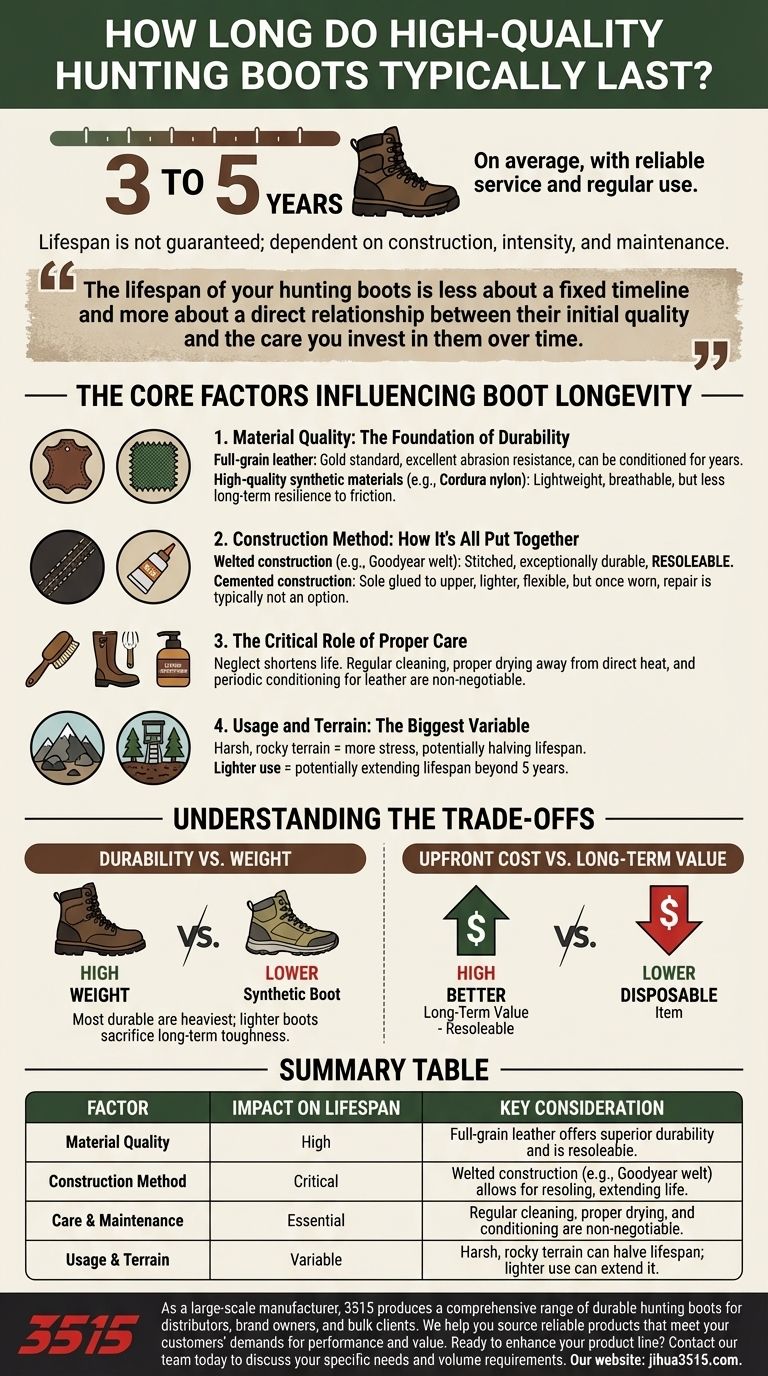 고품질 사냥화는 일반적으로 얼마나 오래 사용할 수 있나요? 부츠의 수명을 최대로 늘리세요. 시각적 가이드