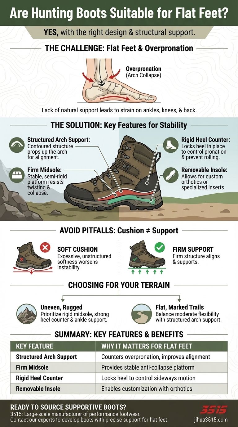 ¿Son las botas de caza adecuadas para pies planos? Encuentra botas de apoyo para la pronación Guía Visual
