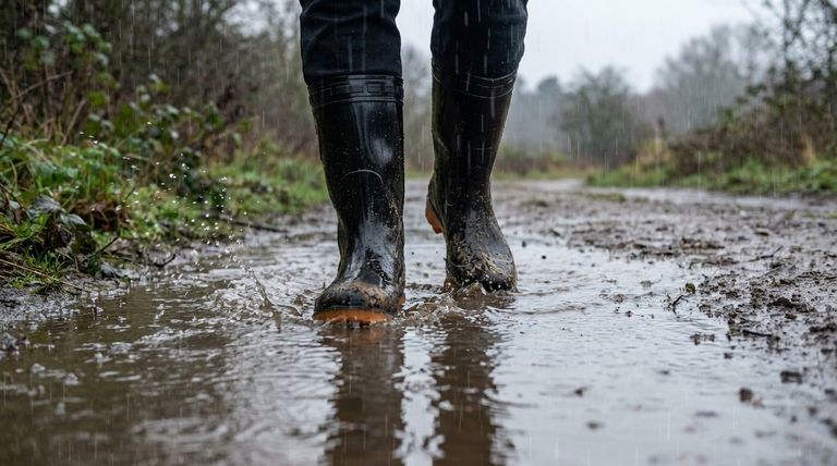 Quando sono più utili gli stivali da pioggia? Per una protezione completa in acqua profonda e fango