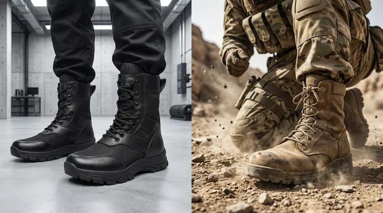 ¿Cómo se debe elegir entre botas tácticas y botas de combate? Seleccione el calzado adecuado para su misión