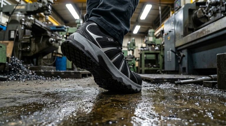 防油安全靴有什么优点?防止滑倒,确保工人安全