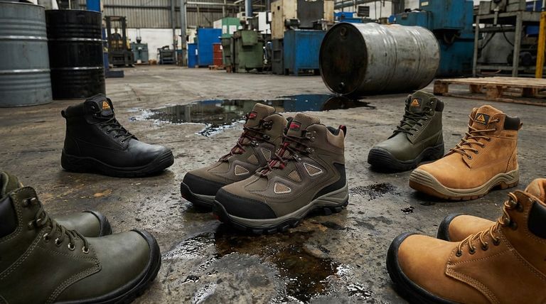 耐油性安全ブーツにはどのような色のオプションがありますか?あなたの仕事環境に適したブーツを見つけましょう