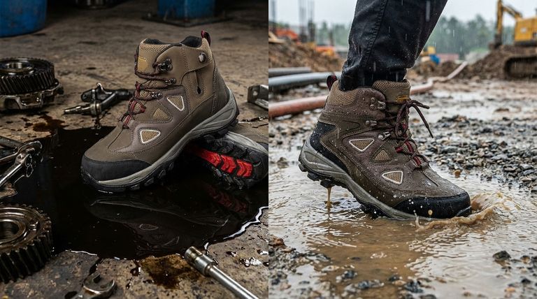 Quelle est la différence entre les bottes de sécurité résistantes à l'huile et les bottes de travail imperméables ? Choisissez la bonne protection