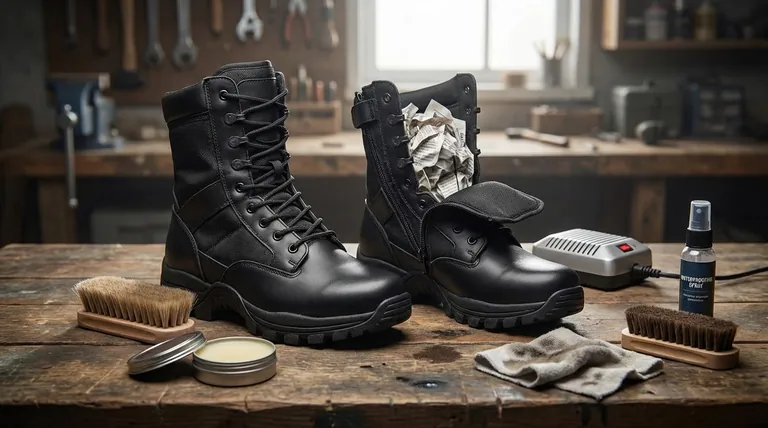 Comment entretenir les bottes tactiques ou de combat ? Un guide pour prolonger leur durée de vie et leurs performances