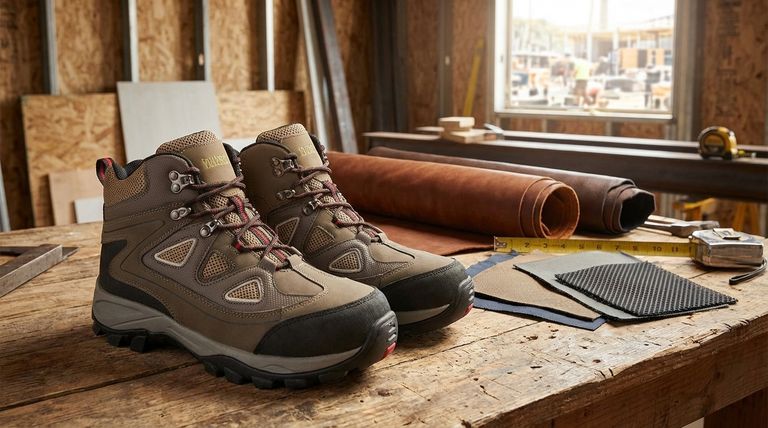 Quali sono i materiali comuni utilizzati nella parte superiore degli scarponi da lavoro leggeri? Trova il perfetto equilibrio tra durata e comfort