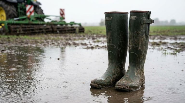 ما هي السمات التعريفية الرئيسية لأحذية ويلينغتون؟ بدون أربطة، مقاومة للماء، ومصممة للظروف القاسية