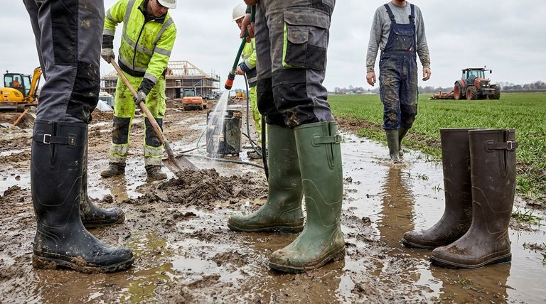 ¿Qué tipos de trabajadores usan comúnmente las botas de agua (Wellington)? Calzado esencial para profesiones exigentes