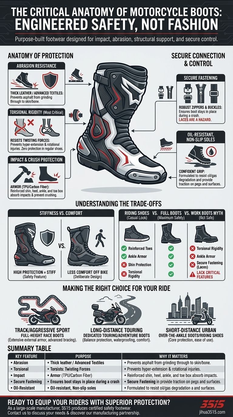 Que sont les bottes de moto et à quoi servent-elles ? Protection essentielle pour chaque motard Guide Visuel