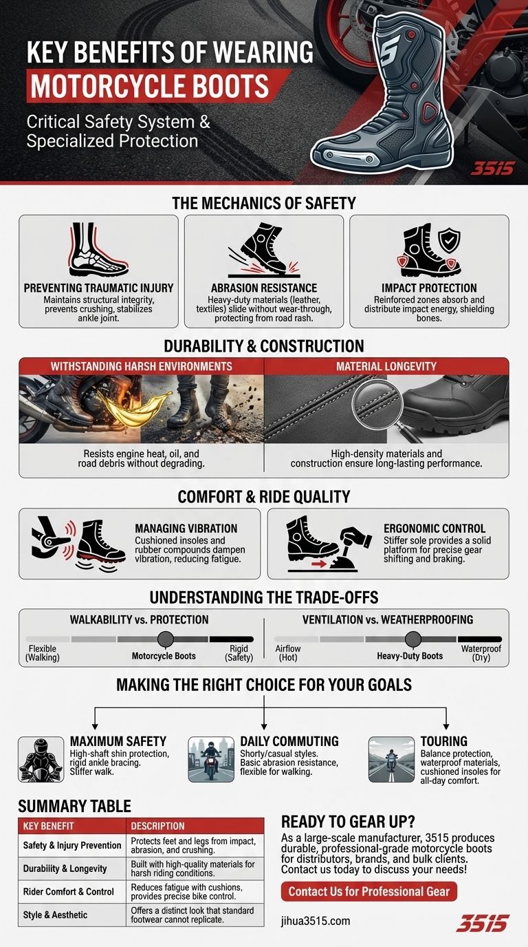Quais são os principais benefícios de usar botas de moto? Segurança Essencial e Conforto para Motociclistas Guia Visual