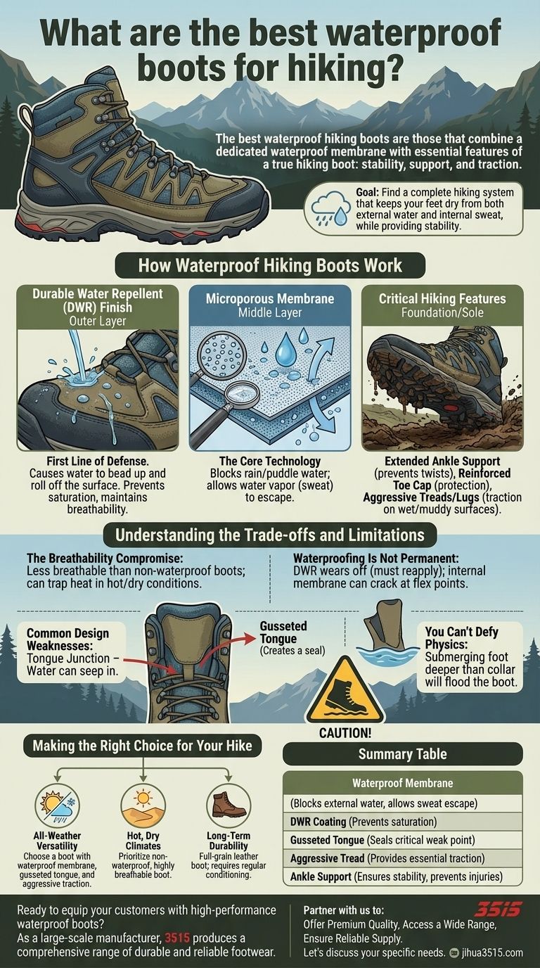 최고의 방수 하이킹 부츠는 무엇인가요? 모든 날씨에 완벽한 트레일 파트너를 찾아보세요 시각적 가이드