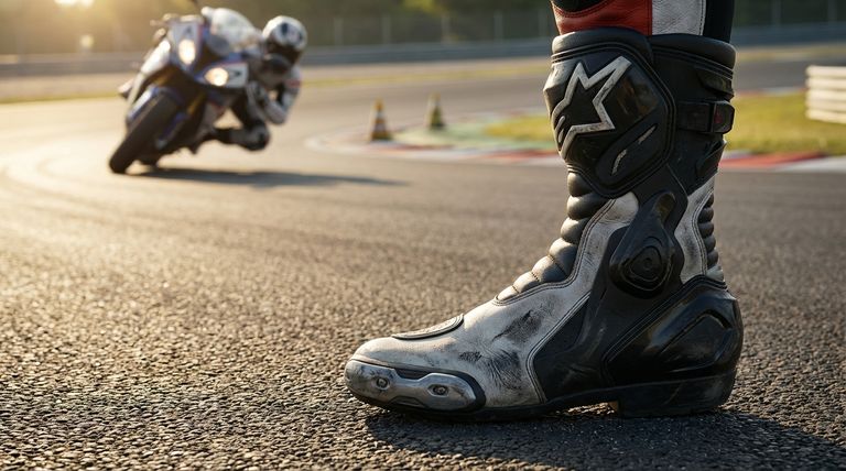 Quais são as características das botas de corrida? Proteção Essencial para Pilotagem em Alta Velocidade