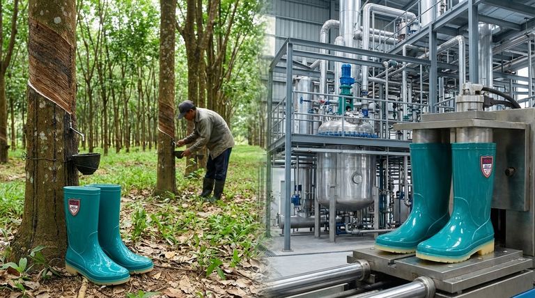 Quais são as matérias-primas principais para galochas de borracha? Borracha Natural vs. Sintéticos Explicados