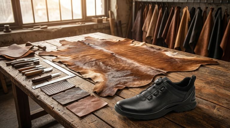 كيف يختلف الجلد الجانبي عن أنواع الجلود الأخرى في إنتاج الأحذية؟