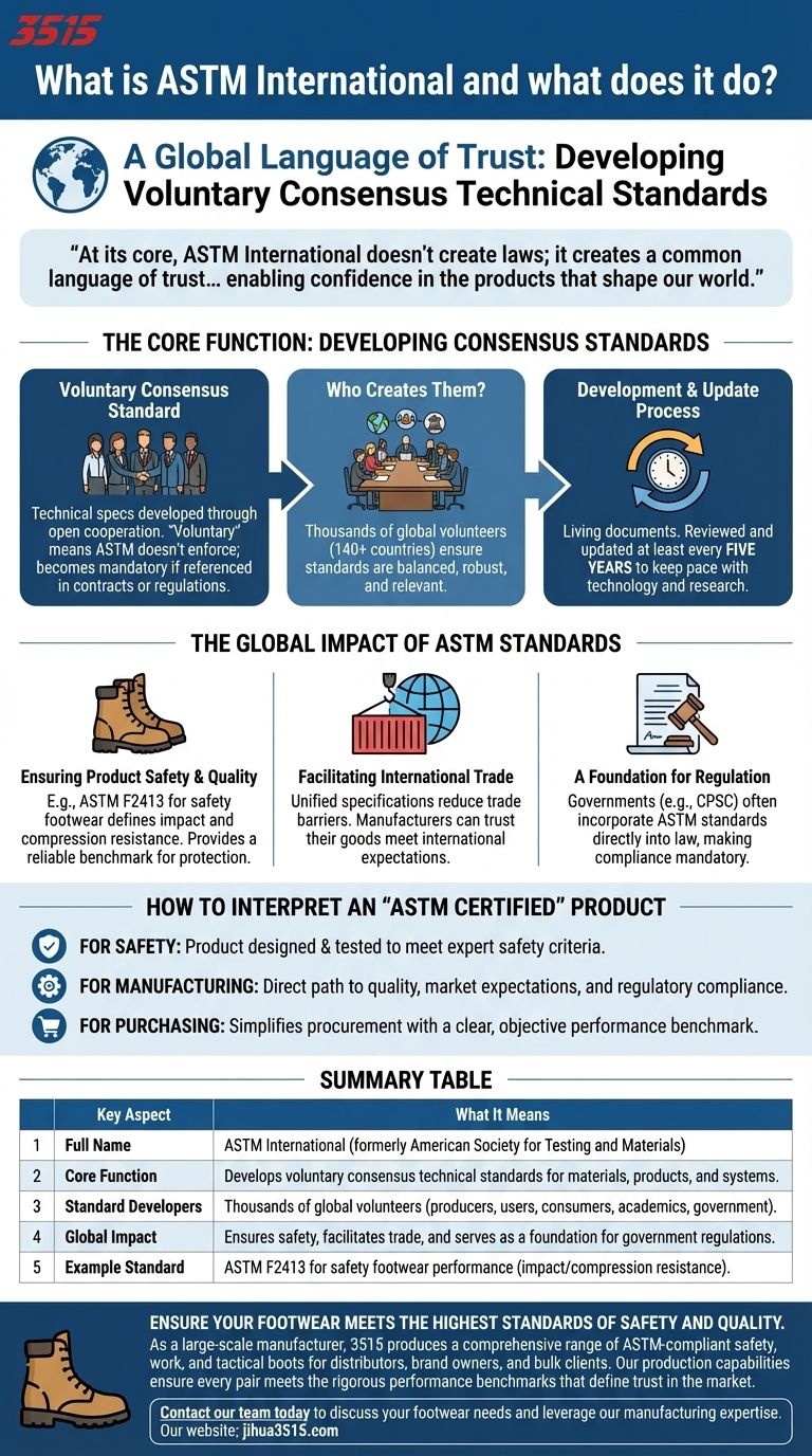 ASTM International이란 무엇이며 어떤 일을 하나요? 글로벌 표준 가이드 시각적 가이드