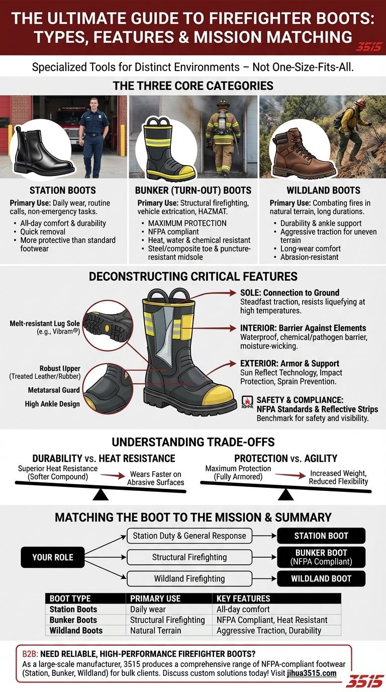 ¿Cuáles son los diferentes tipos de botas de bombero y sus características? Guía esencial para la seguridad y el rendimiento Guía Visual