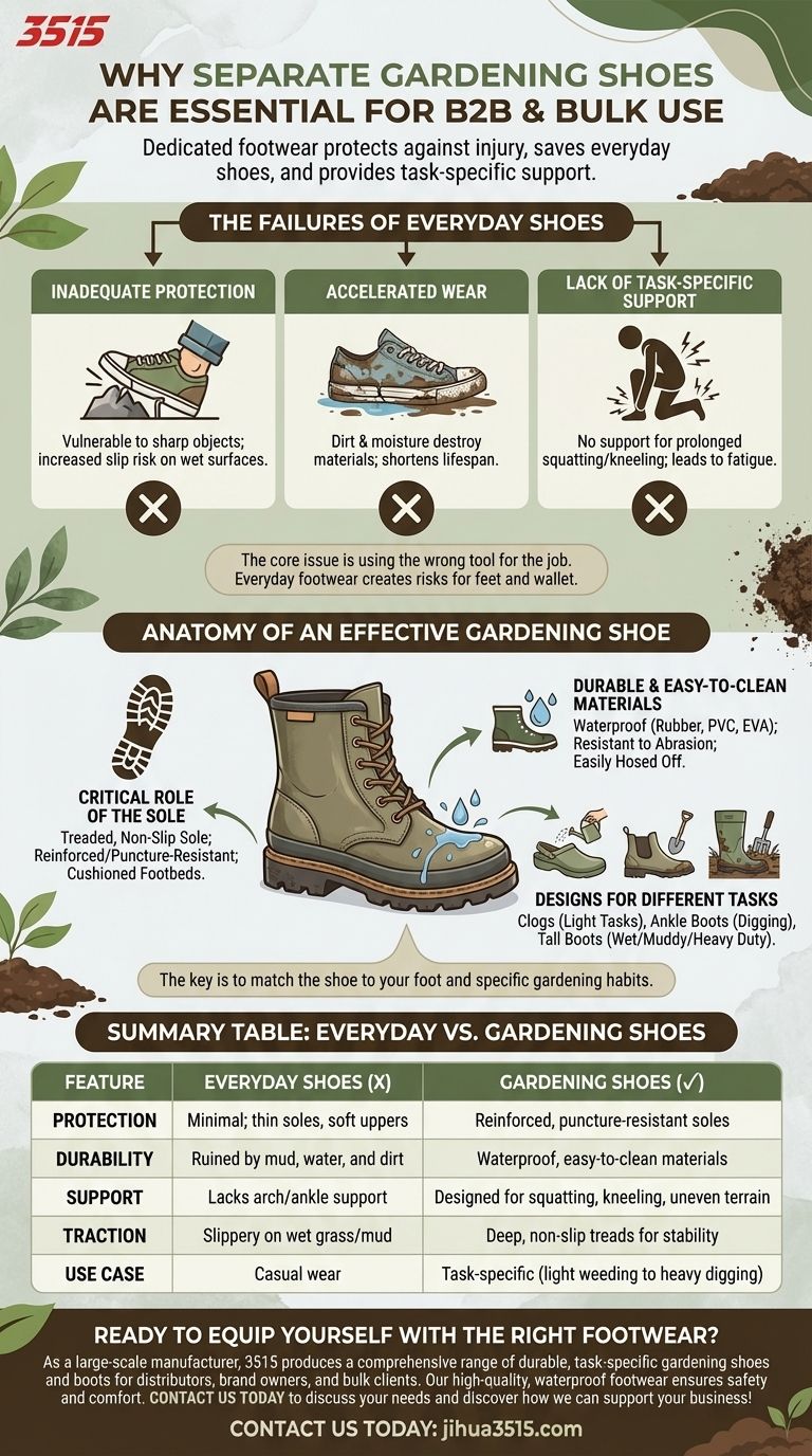 ¿Por qué es necesario tener zapatos separados para la jardinería? Protege tus pies y mejora tu trabajo Guía Visual