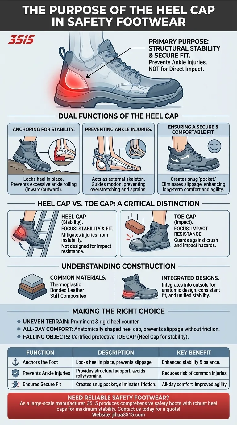 ¿Cuál es el propósito de la talonera en el calzado de seguridad? Esencial para la estabilidad y la prevención de lesiones Guía Visual