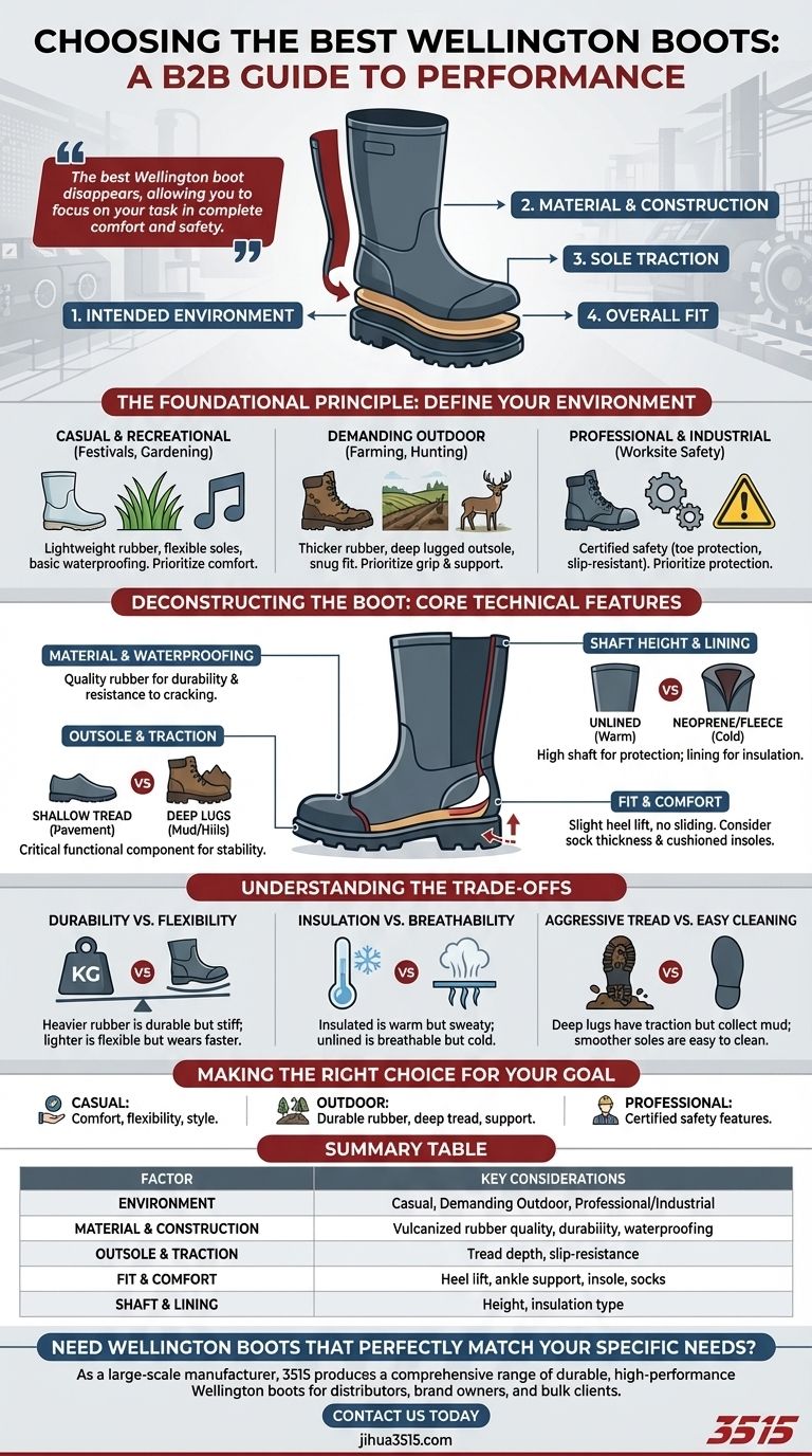 ¿Qué factores se deben considerar al elegir las mejores botas de agua? Encuentra tu ajuste perfecto para cualquier tarea Guía Visual