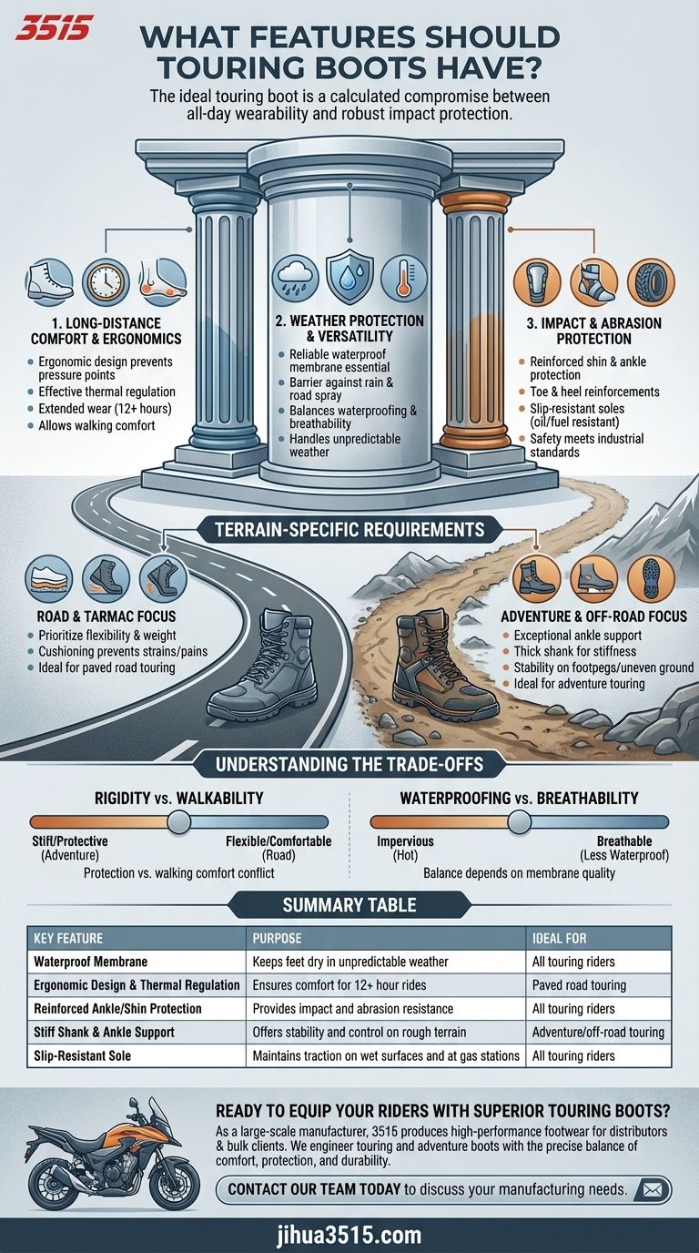 Welche Eigenschaften sollten Tourenstiefel haben? Ihr Leitfaden für ganztägigen Komfort und Schutz Visuelle Anleitung