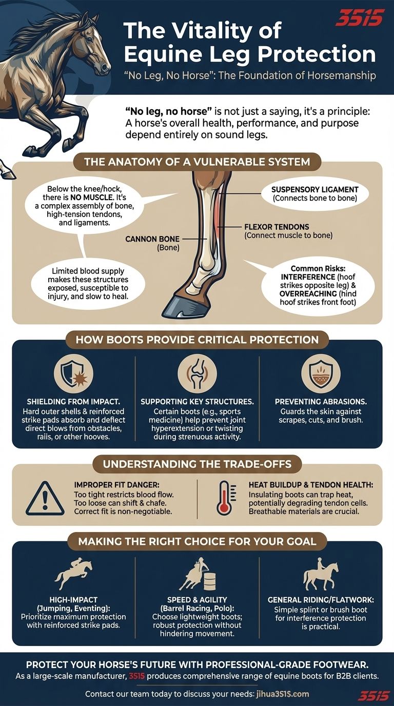 “没有腿，就没有马”的意义是什么？保护您马匹最重要的资产 图解指南