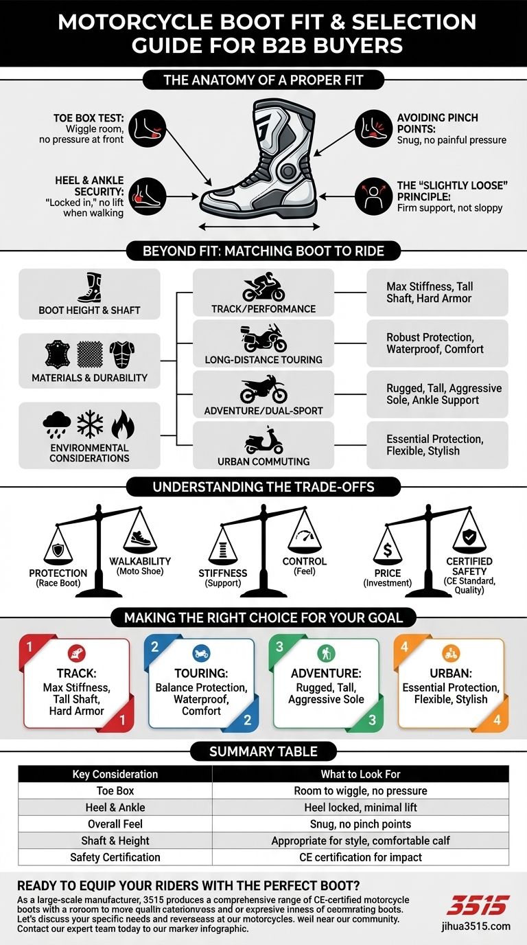 Worauf sollten Sie bei der Anprobe von Motorradstiefeln achten? Ein Leitfaden für optimalen Sitz, Sicherheit und Komfort Visuelle Anleitung