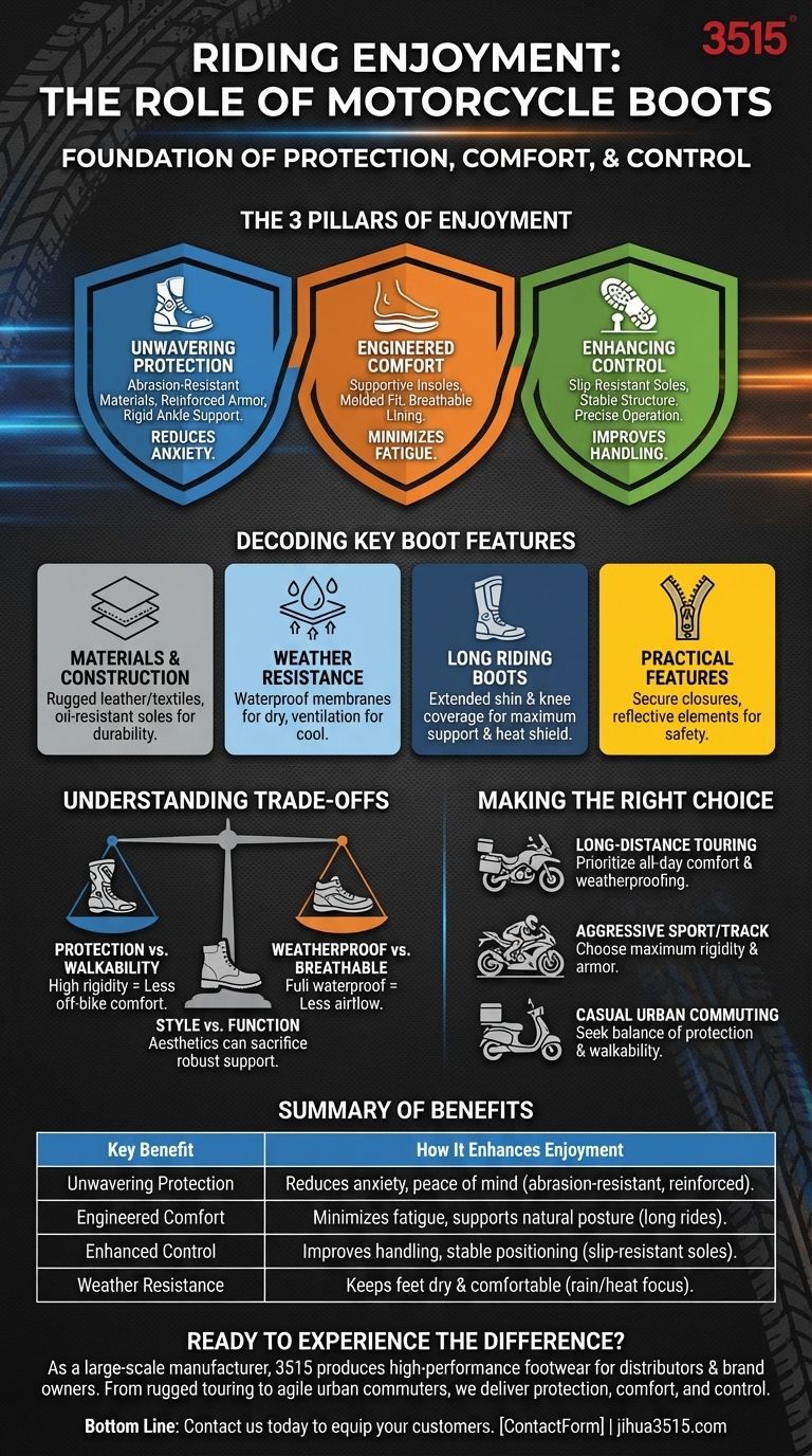 In che modo gli stivali da moto contribuiscono al piacere di guida a lungo termine? Aumenta il comfort e la sicurezza della tua guida Guida Visiva